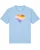 Watapparel Shirt ‘Rainbow Heart’  lichtblauw / gemengde kleuren