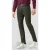 Charles Tyrwhitt Esf Dark Olive Cotton Stretch Five Pocket Trousers Green
