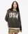 Superdry Vrouwen Athletic Essentials Relaxed Sweatshirt met Ronde Hals Donkergrijs