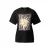 T-shirt boyfriend van katoen met bedrukking vooraan dames QS
