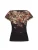 JIORO Shirt ‘MIDNIGHT BUTTERFLIES’  zwart