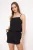 TRENDYOLMİLLA Dames Zwart Effen Mouwloos Regular fit Blouses