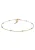 ELLI Voetsieraden  lichtblauw / goud