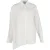 Asymmetrisch overhemd met knoopsluiting van Jil Sander in wit linnen.