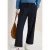 High Waist straight legs broek in Loose Fit