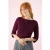 Addicted Trui in Aubergine