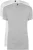 Alan Red T-Shirt V-hals Dubbel pak wit/grijs, Effen