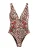 Rockett St George Badpak  chocoladebruin / lichtbruin / bloedrood