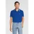 BOSS regular fit polo paddy met contrastbies medium blue