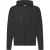 Fruit of the Loom Klassieke herenhoodie met rits (Zwart)