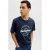 JACK & JONES ESSENTIALS rechtvallend T-shirt donkerblauw