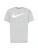 Nike Sportswear Shirt ‘Swoosh’  grijs gemêleerd / wit