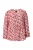 Ulla Popken Blouse  lila / rood / wit