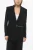 TORIKO Blazer met Peak Revers en Logo-ketting in Zwart