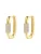 Hey Happiness Oorbellen ‘Carabiner’  goud