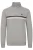 BLEND Sweatshirt ‘JANNES’  grijs gemêleerd / zwart / wit