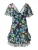 Nasty Gal Zomerjurk  navy / lichtblauw / grasgroen / oranje