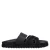 Manfield leren slippers zwart