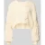 Noisy May Korte gebreide pullover met ribboorden, model ‘LOES’
