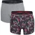 Happy Shorts 2-pack boxershorts heren met graffiti print