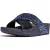 FitFlop Lulu crystal-mix metallic cross slides