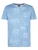 Petrol Industries Shirt ‘Grafito’  hemelsblauw / wit