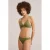 WE Fashion voorgevormde bikinitop met textuur olijfgroen