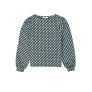 Garcia – Zwart Sweater grafische print Zwart