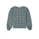 Garcia – Zwart Sweater grafische print Zwart