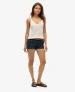 Superdry Vrouwen Chino Hotshort Blauw