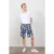 DIDI Travel Bermuda Urban Print In Darkblue With Galaxy Print