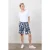 DIDI Travel Bermuda Urban Print In Darkblue With Galaxy Print