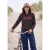 Sweatshirt met ronde hals en tekst