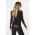 EsQualo Sweater Rib Lurex Black / Orange