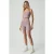 High-waist skinny-fietsshort