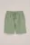WE Fashion – Jongens short van badstof – Regular fit – Lichtgroen – Katoen –