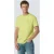 No Excess T-shirt Crewneck Placed Prints Garment Dyed Melange Lime