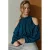 MANGO TEEN blousetop met glitters – blauw