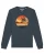 Watapparel Sweatshirt ‘ Sunset on palm beach ‘  antraciet / gemengde kleuren