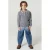 Copenhagen Colors barrel dip-dye jeans met patches – blauw
