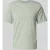 jack & jones T-shirt met geribde ronde hals
