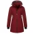 Arctic Seven Functionele jas  bordeaux / wit