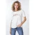 EsQualo T-shirt Sequins Seattle Off White / Gold