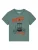 Watapparel Shirt ‘ Coffee makes everything better ‘  groen / lichtrood / zwart