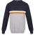Regatta Heren Kaelen Colour Block Gebreide trui (Marine / Stormgrijs)