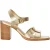 Dune London Dames Jessia Leren Sandalen (Goud)