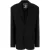 Zwarte Stretch Jersey Oversized Blazer