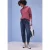 Street One Dames Hoodie in effen kleur in Roze