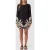 GUESS Ls Angele Placed Min Jet Black A996