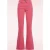 Dora katoenen flared jeans in lipstick